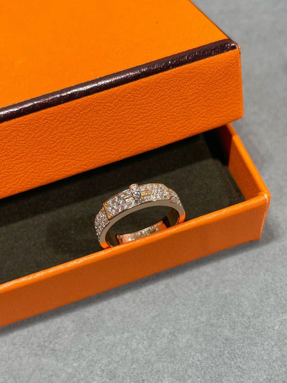[⭐Novea]KELLY PINK GOLD DIAMOND RING