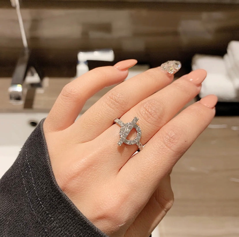 [⭐Novea]ECHAPPEE RING SILVER DIAMOND