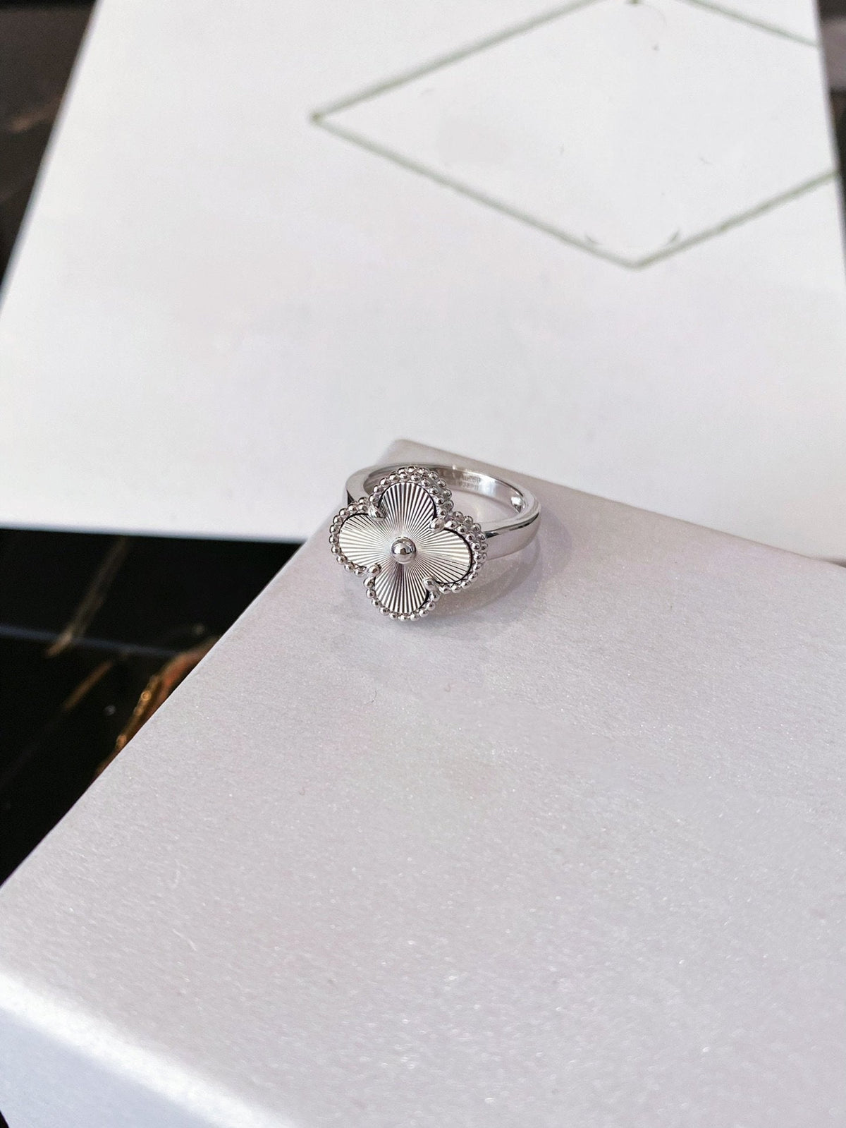 [⭐Novea]CLOVER SILVER RING