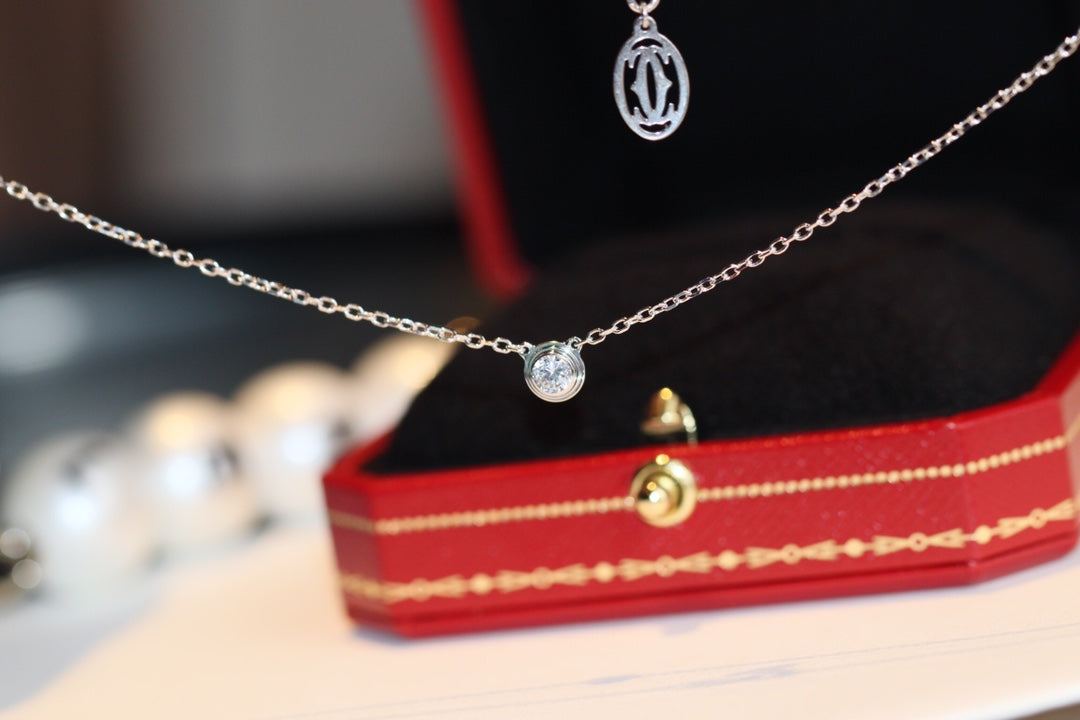 [⭐Novea]DAMOUR DIAMOND NECKLACE