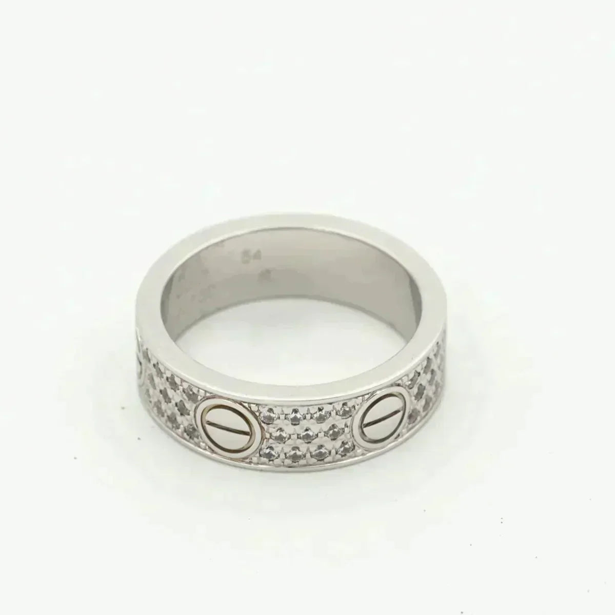 [⭐Novea]LOVE RING 5.5MM DIAMONDS PAVED