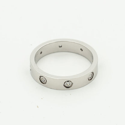 [⭐Novea]LOVE RING 3.6MM 8 DIAMONDS