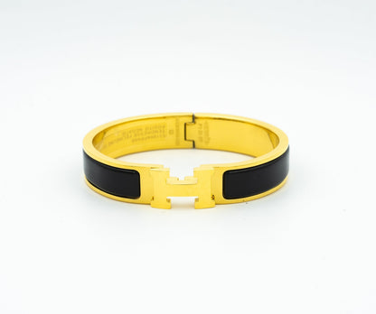 [⭐Novea]H BLACK BRACELET