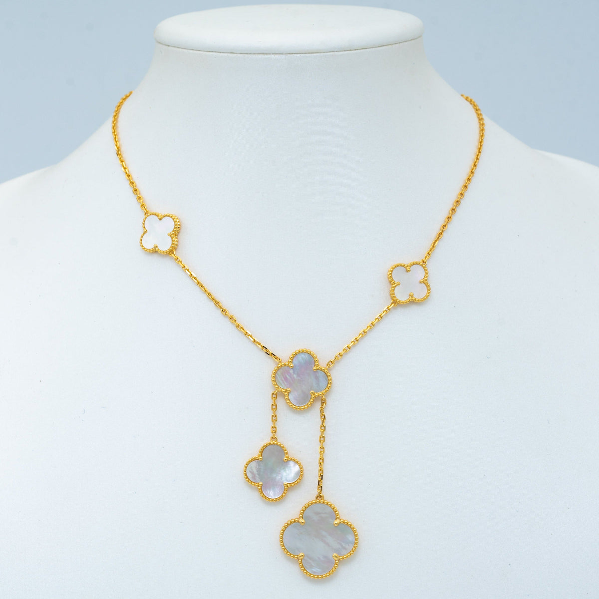 [⭐Novea]CLOVER MOTHER OF PEARL NECKLACE 6 MOTIF