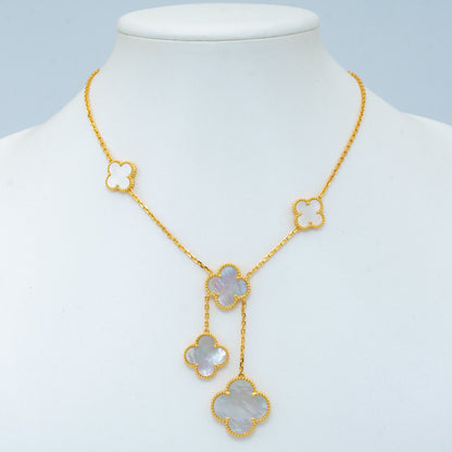 [⭐Novea]CLOVER MOTHER OF PEARL NECKLACE 6 MOTIF