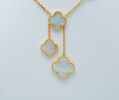 [⭐Novea]CLOVER MOTHER OF PEARL NECKLACE 6 MOTIF