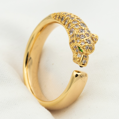 [⭐Novea]PANTHERE RING DIAMOND 7.3MM
