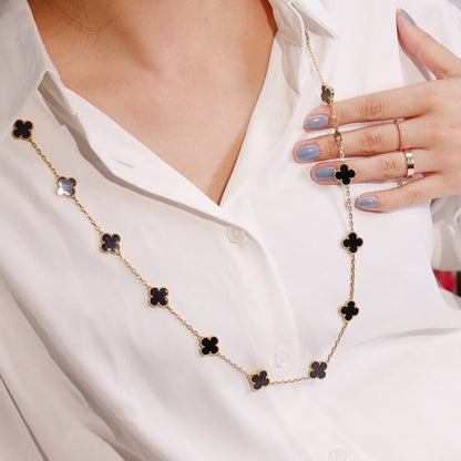 [⭐Novea]CLOVER 20 MOTIFS ONYX ROSE GOLD