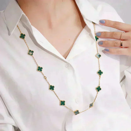 [⭐Novea]CLOVER 20 MOTIFS MALACHITE GOLD