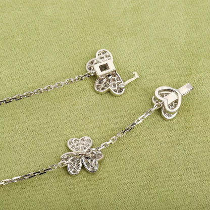 [⭐Novea]FRIVOLE SILVER 9 FLOWERS NECKLACE