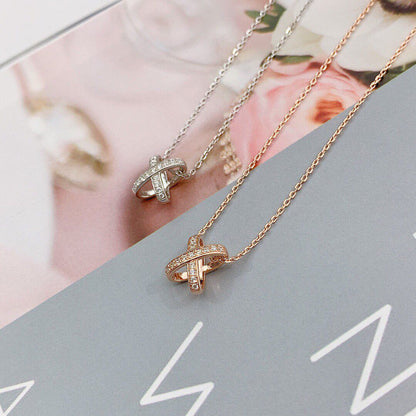 [⭐Novea]JEUX DE DIAMOND NECKLACE