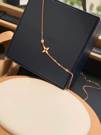 [⭐Novea]BLOSSOM PENDANT PINK GOLD AND DIAMOND