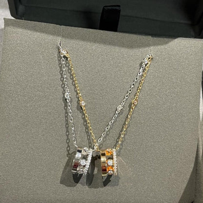 [⭐Novea]CHAIN MOVE ROMANE PEDAND NECKLACE