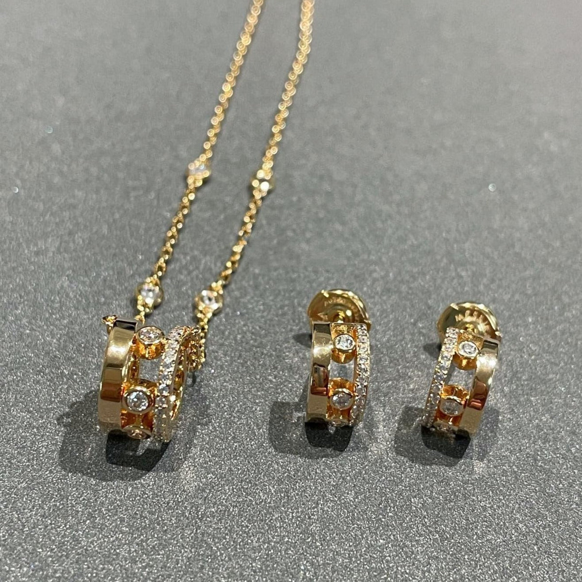 [⭐Novea]CHAIN MOVE ROMANE PEDAND NECKLACE