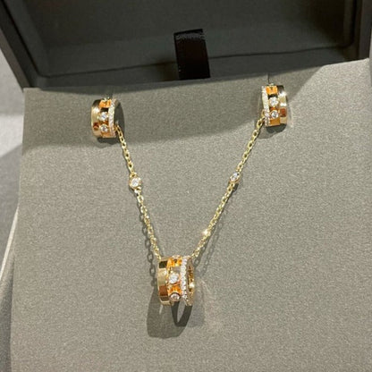 [⭐Novea]CHAIN MOVE ROMANE PEDAND NECKLACE