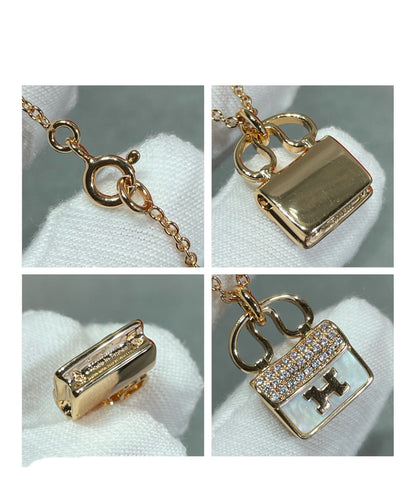 [⭐Novea]H CIRCE MOISSANITE PENDANT NECKLACE GOLD