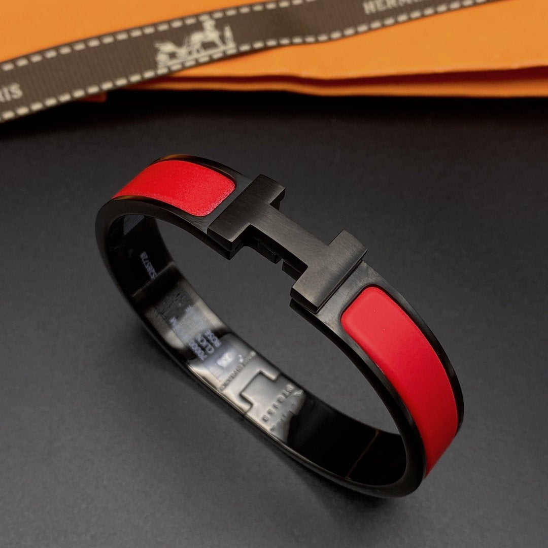 [⭐Novea]CLIC HM SO BLACK RED BRACELET