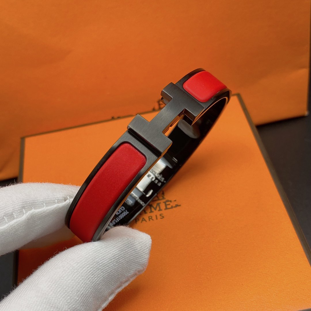 [⭐Novea]CLIC HM SO BLACK RED BRACELET