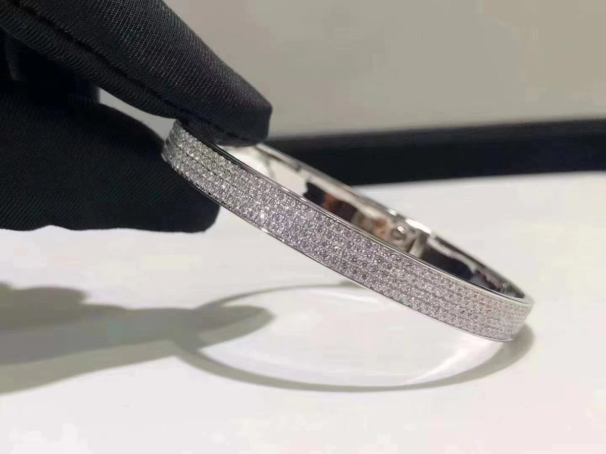 [⭐Novea]HM KELLY BRACELET IN SILVER AND FULL PAVE DIAMOND