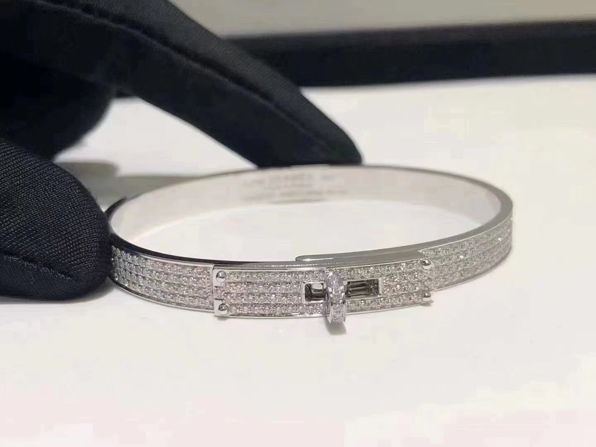 [⭐Novea]HM KELLY BRACELET IN SILVER AND FULL PAVE DIAMOND