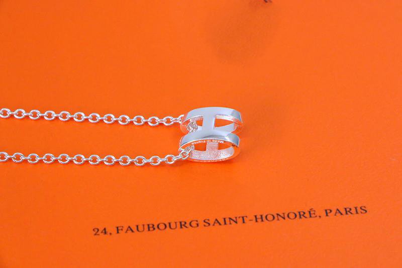 [⭐Novea]HM NECKLACE H LETTER OVAL SERIES