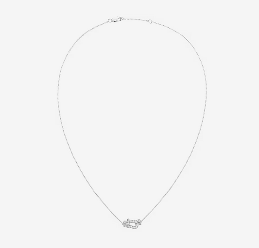 [⭐Novea]FORCE 10 DIAMOND SILVER NECKLACE MINI MODEL