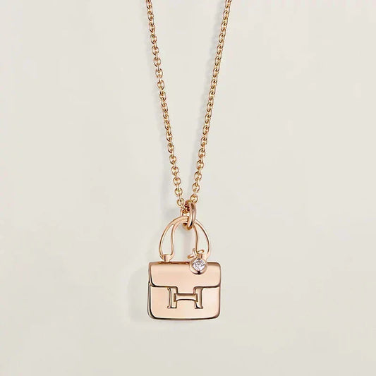 [⭐Novea]AMULETTE PEDANT ROSE GOLD NECKLACE