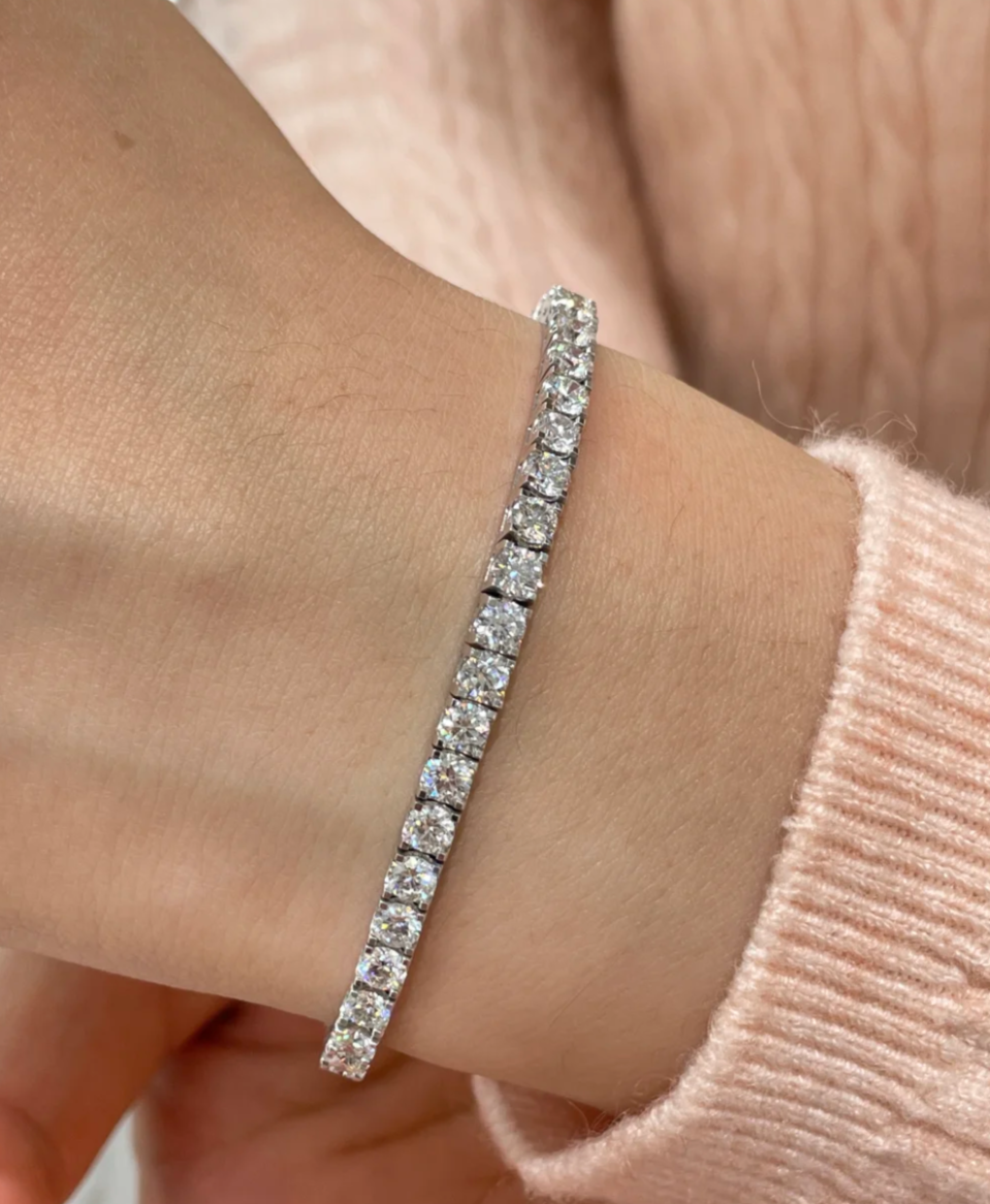[⭐Novea]  CLASSIC BASEBALL BRACELAT, 52 DIAMOND