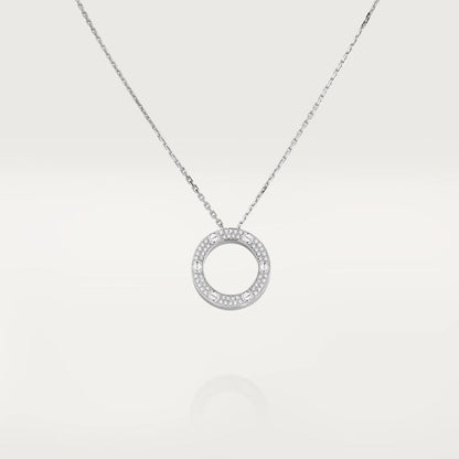 [⭐Novea]LOVE NECKLACE ADJUSTABLE SILVER