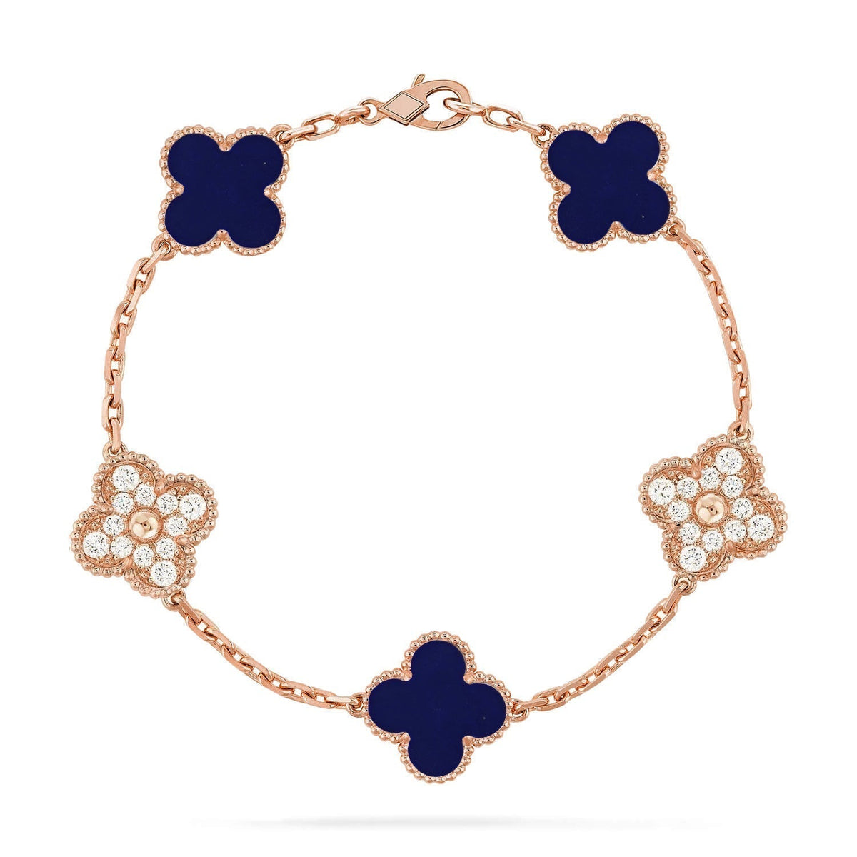 [⭐Novea]CLOVER 5 MOTIF LAPIS LAZULI BRACELET COLLECTION