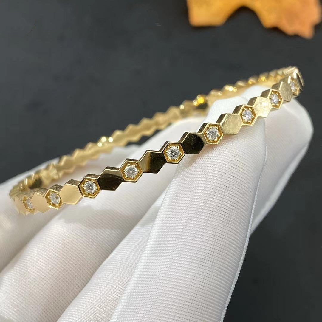 [⭐Novea]BEE LOVE GOLD DIAMOND BRACELET