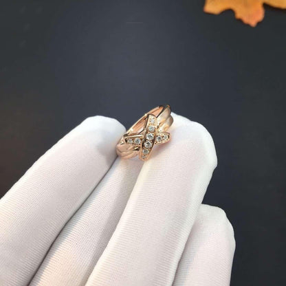 [⭐Novea]JEUX DE PINK GOLD DIAMOND RING