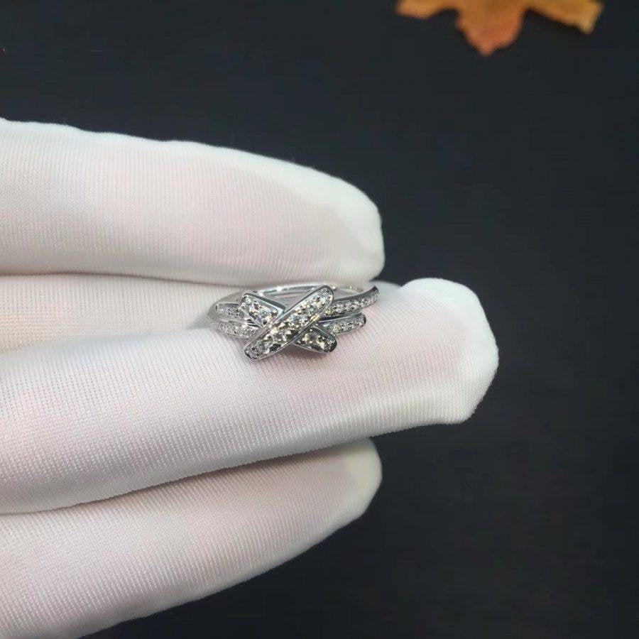 [⭐Novea]JEUX DE SILVER DIAMOND RING