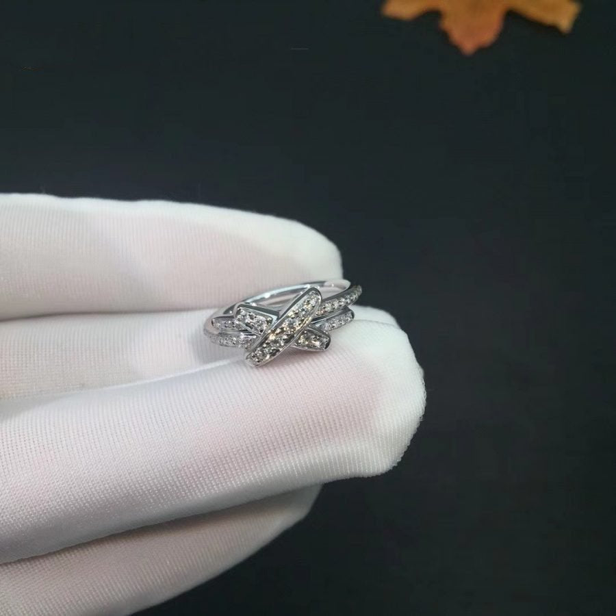 [⭐Novea]JEUX DE SILVER DIAMOND RING