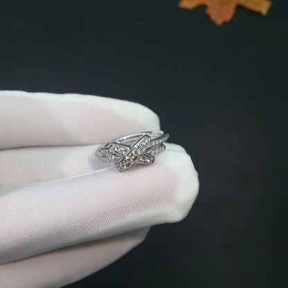 [⭐Novea]JEUX DE SILVER DIAMOND RING