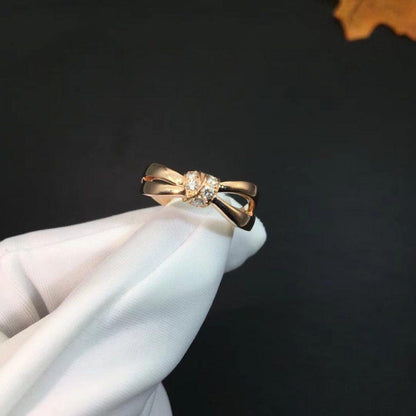 [⭐Novea]LIENS RING PINK GOLD DIAMOND