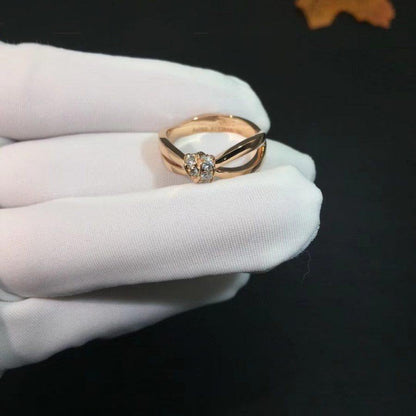 [⭐Novea]LIENS RING PINK GOLD DIAMOND