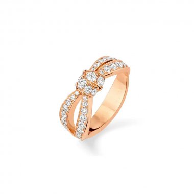 [⭐Novea]LIENS PINK GOLD DIAMOND RING