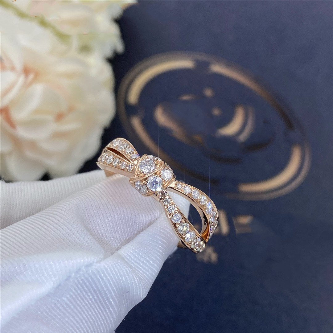 [⭐Novea]LIENS PINK GOLD DIAMOND RING