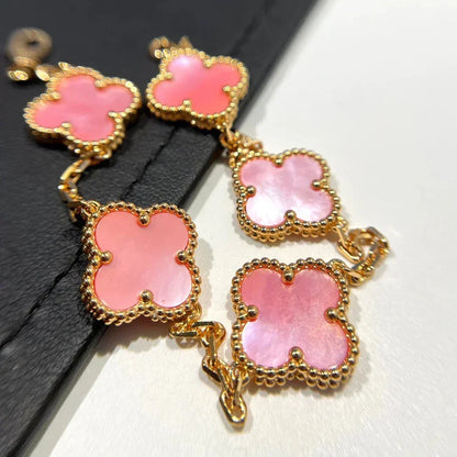 [⭐Novea] CLOVER 5 MOTIFS  PINK MOP BRACELET COLLECTION