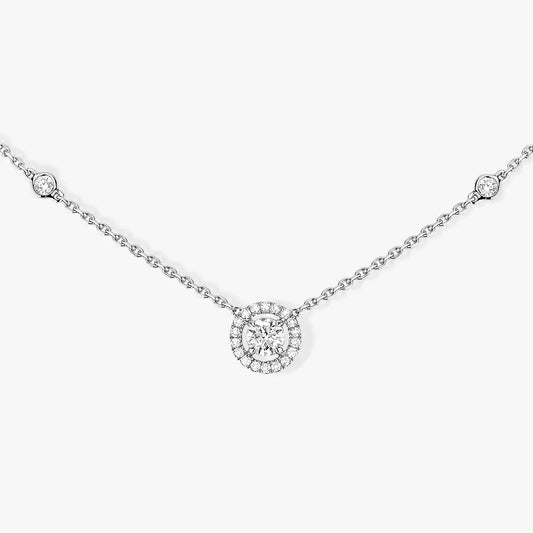 [⭐Novea]Diamond Necklace 0,20ct Brilliant Shape Joy