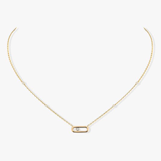 [⭐Novea]MOVE UNO DIAMOND NECKLACE