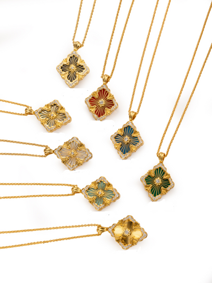 [⭐Novea] B.C.L BIG SIZE  ENAMEL NECKLACE（Various colors）