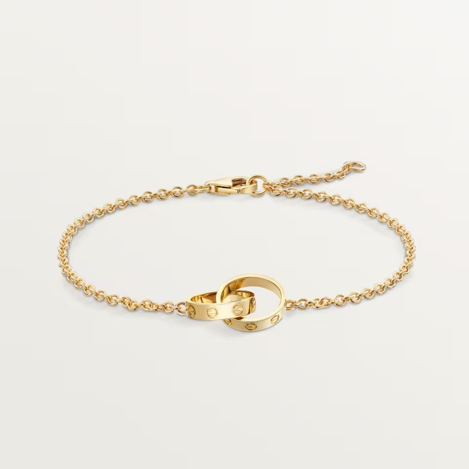 [⭐Novea]LOVE BRACELET DOUBLE RING