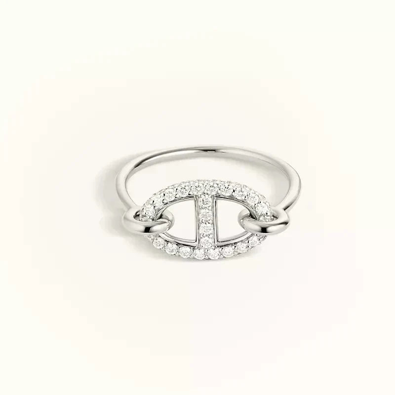 [⭐Novea]RONDE SMALL SILVER DIAMOND RING