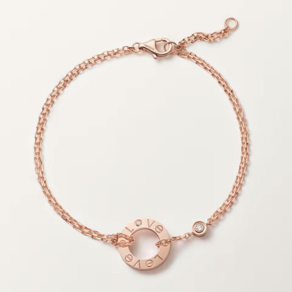 [⭐Novea]LOVE BRACELET 2 DIAMOND