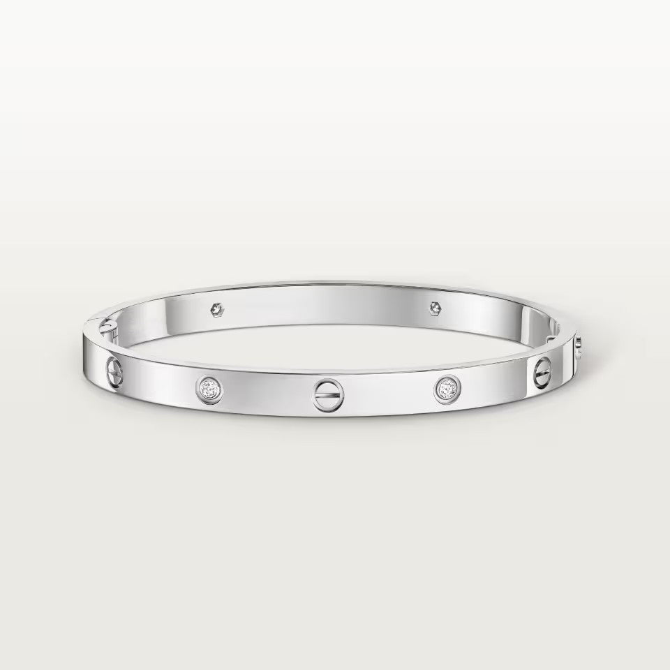 [⭐Novea]LOVE BRACELET 4.8MM 4 DIAMONDS