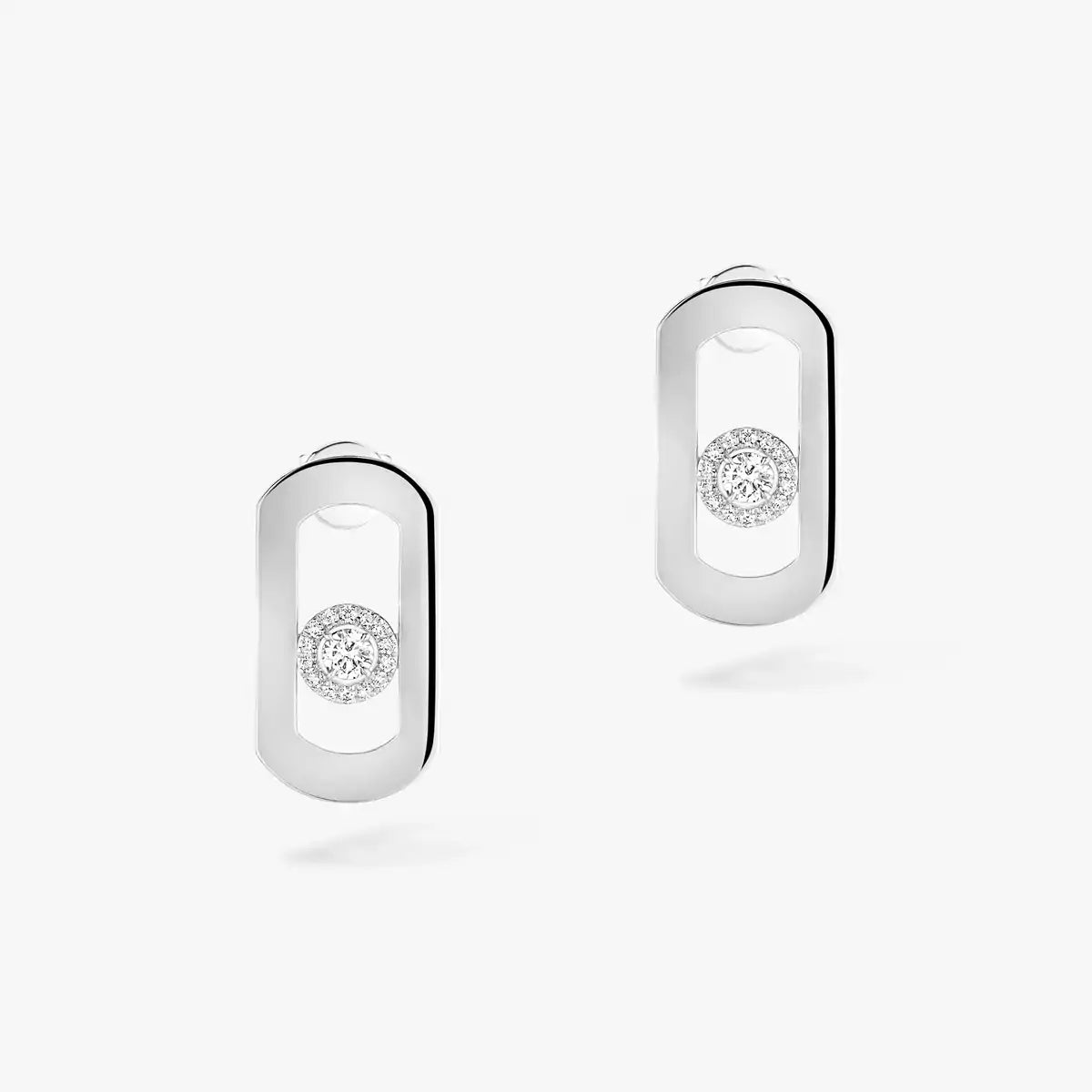 [⭐Novea]So Move Diamond Earrings in Yellow Gold