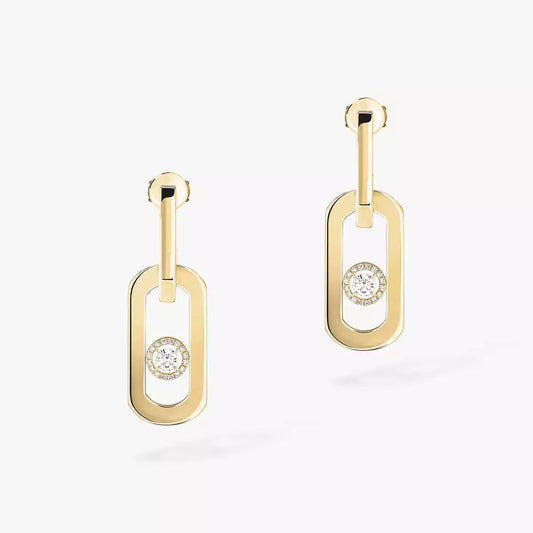 [⭐Novea] So Move XL Diamond Hoop Earring