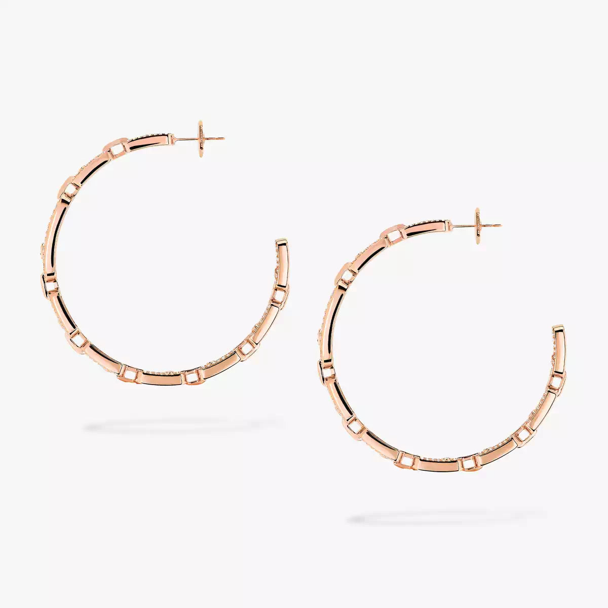[[⭐Novea]Move Link Diamond Hoop Earrings